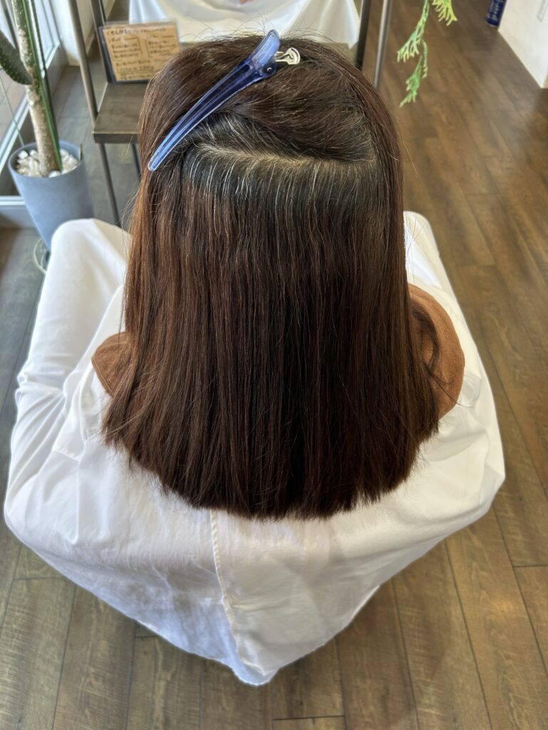 まとまりにくかった髪の毛がサラツヤ美髪に！